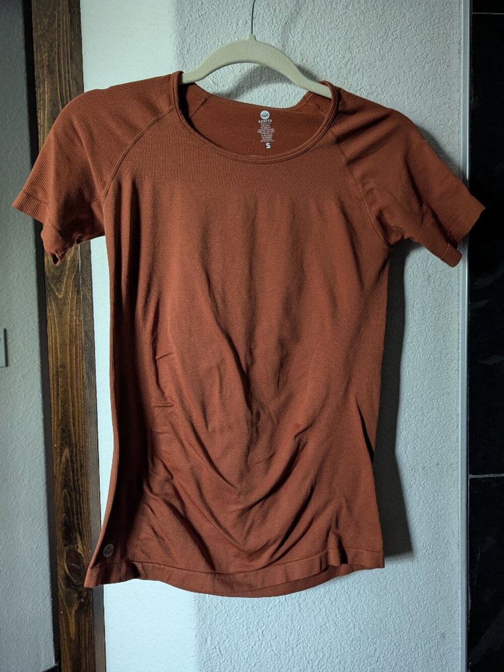 Senita Active Tee burnt orange Rust Small
